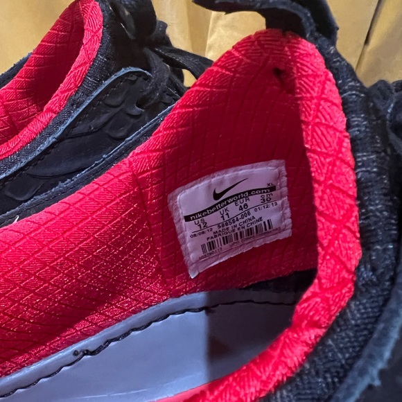 Men's Nike Solarsoft Woven Premium Moccasin Yeezy Black Snake - Pre worn - Picture 6 of 8